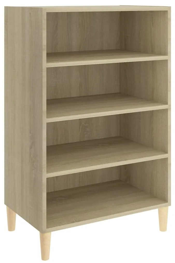 806124 vidaXL Бюфет, дъб сонома, 57x35x90 см, инженерно дърво