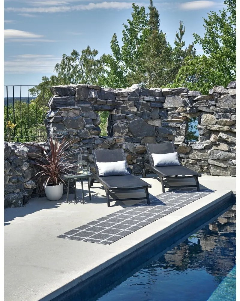 Антрацитна пътека за открито и закрито 70x150 cm Ada Granit – Pappelina