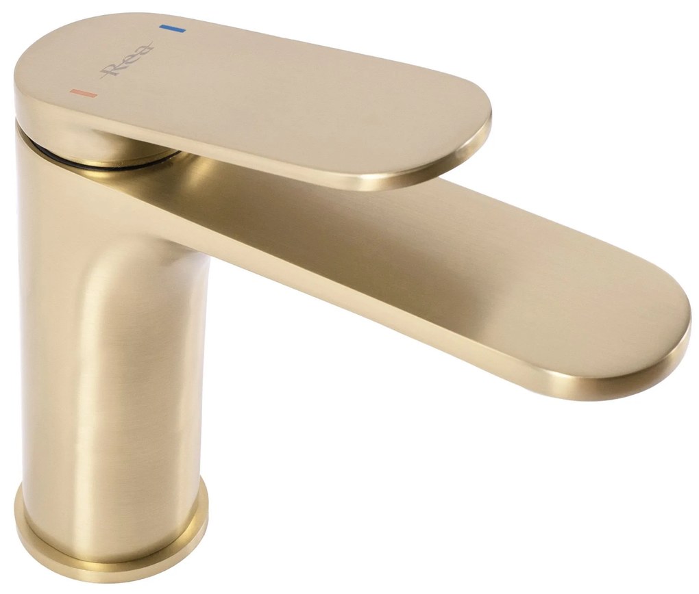 Смесител за мивка Rea Marco Brush Gold low