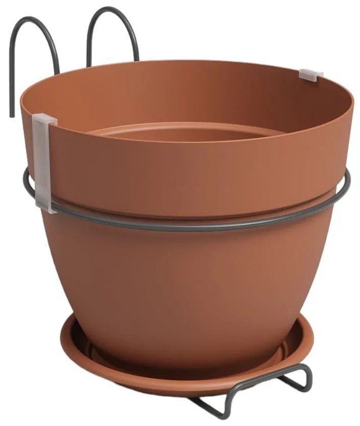 Висяща саксия от рециклирана пластмаса ø 20 cm Capri - Artevasi