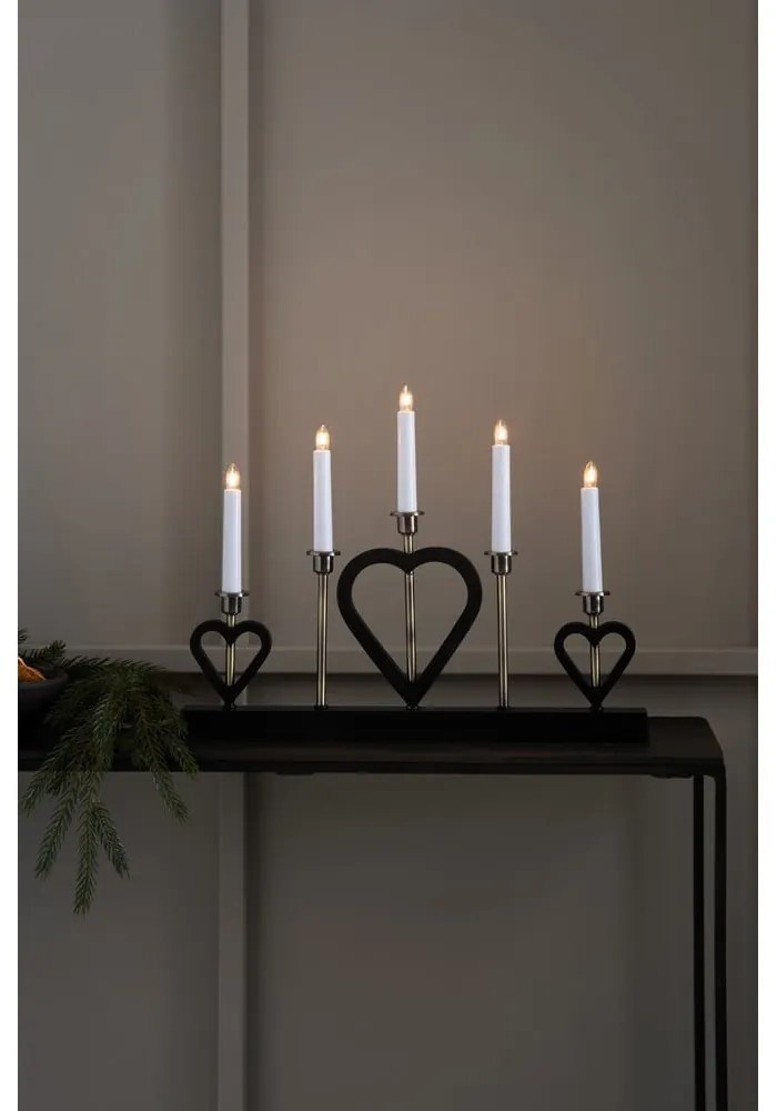 Черна коледна светлинна украса Melissa – Markslöjd