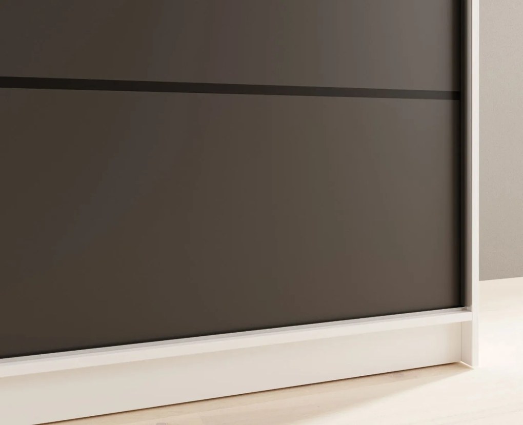 Плъзгащ се гардероб Shelvia 180-Leuko-Мауро