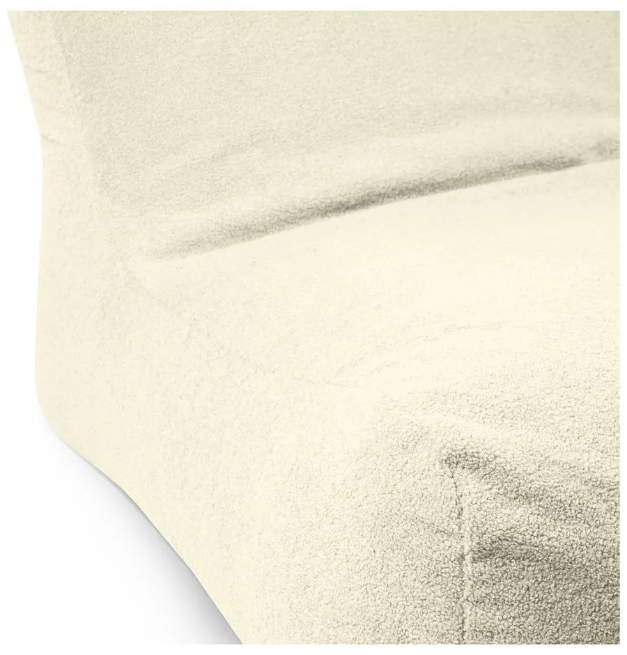 Светлосив пуф от букле Lounge 100 – SLOWDOWN