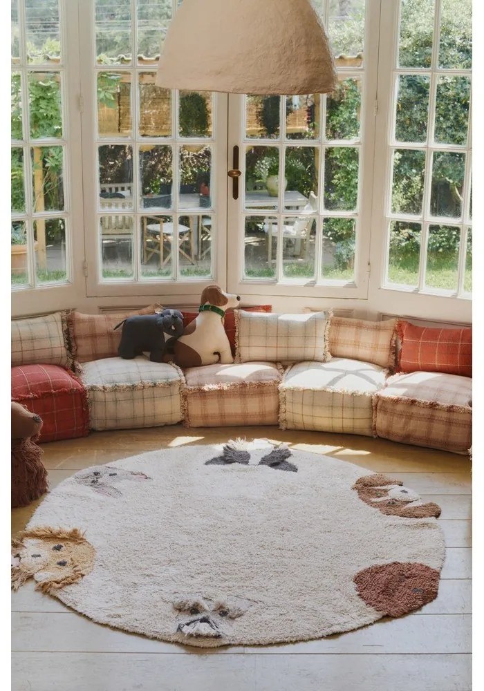 Памучна детска възглавница 40x25 cm Rose – Lorena Canals