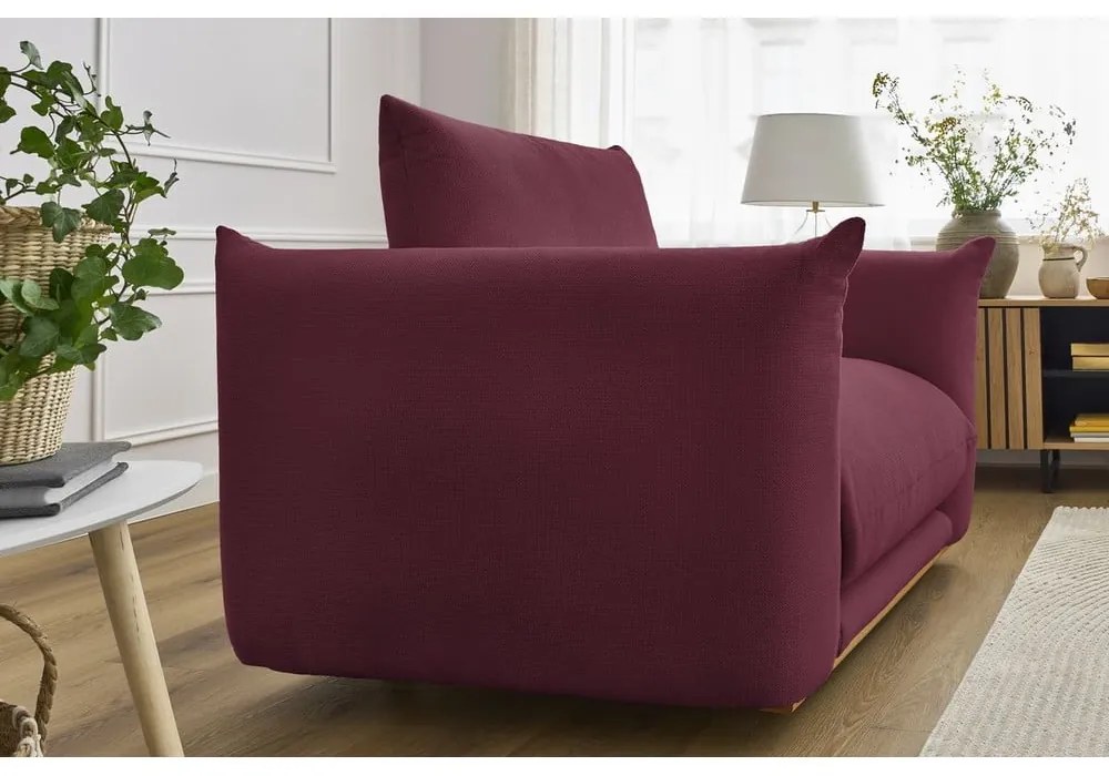 Кресло в цвят бордо Ernest – Bobochic Paris