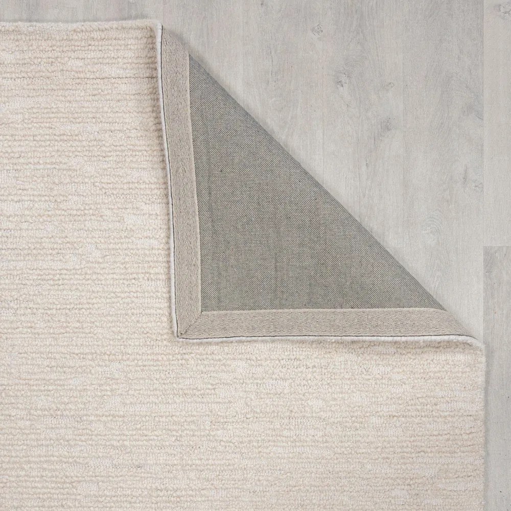 Ръчно изработен вълнен килим в цвят слонова кост 160x230 cm Harris Boucle – Flair Rugs