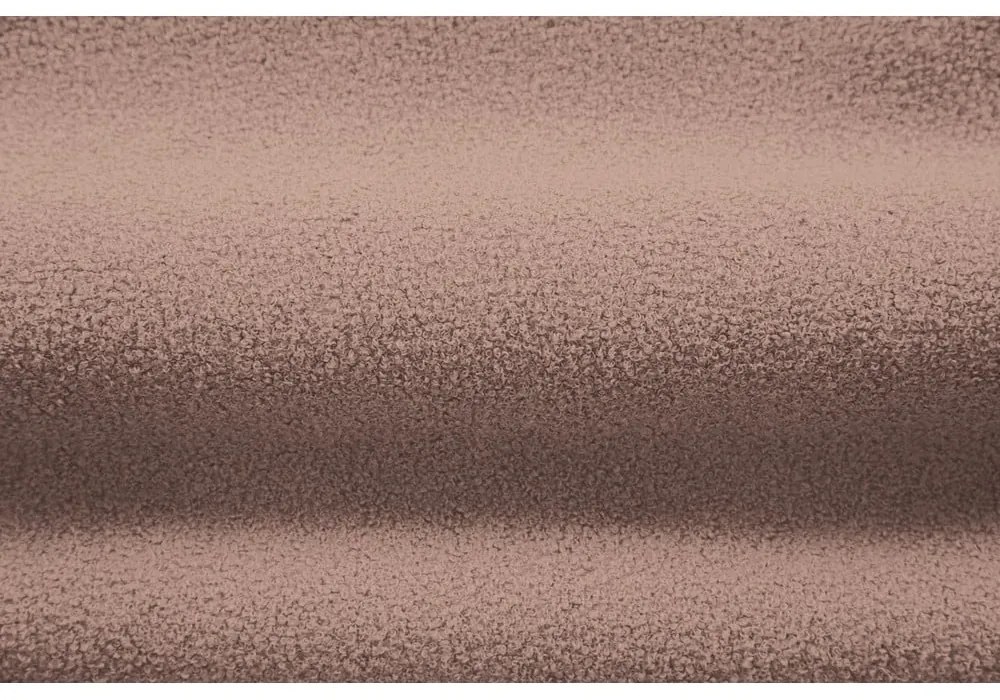 Светлорозово кресло от плат букле Jenny – Micadoni Home