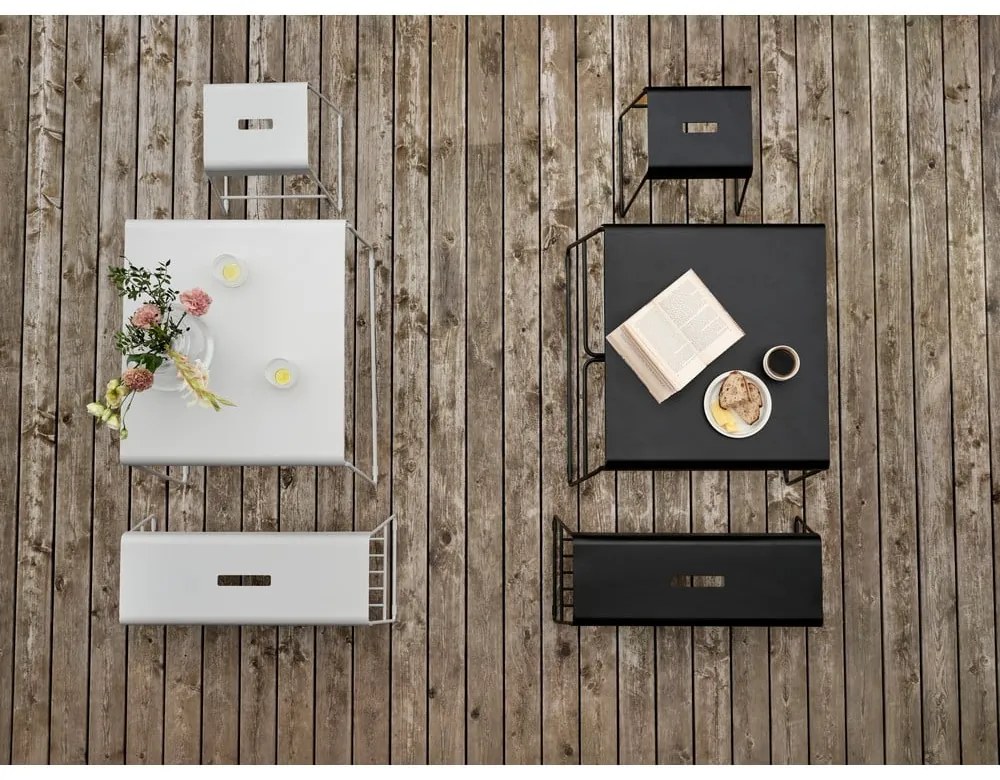 Бял метален стол A-Stool – Zone