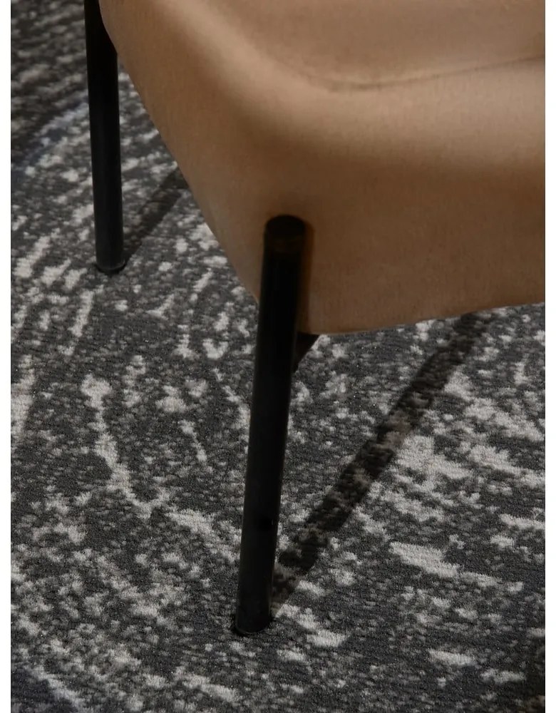 Сив кръгъл килим ø 120 cm Gloria Cavallo – Hanse Home