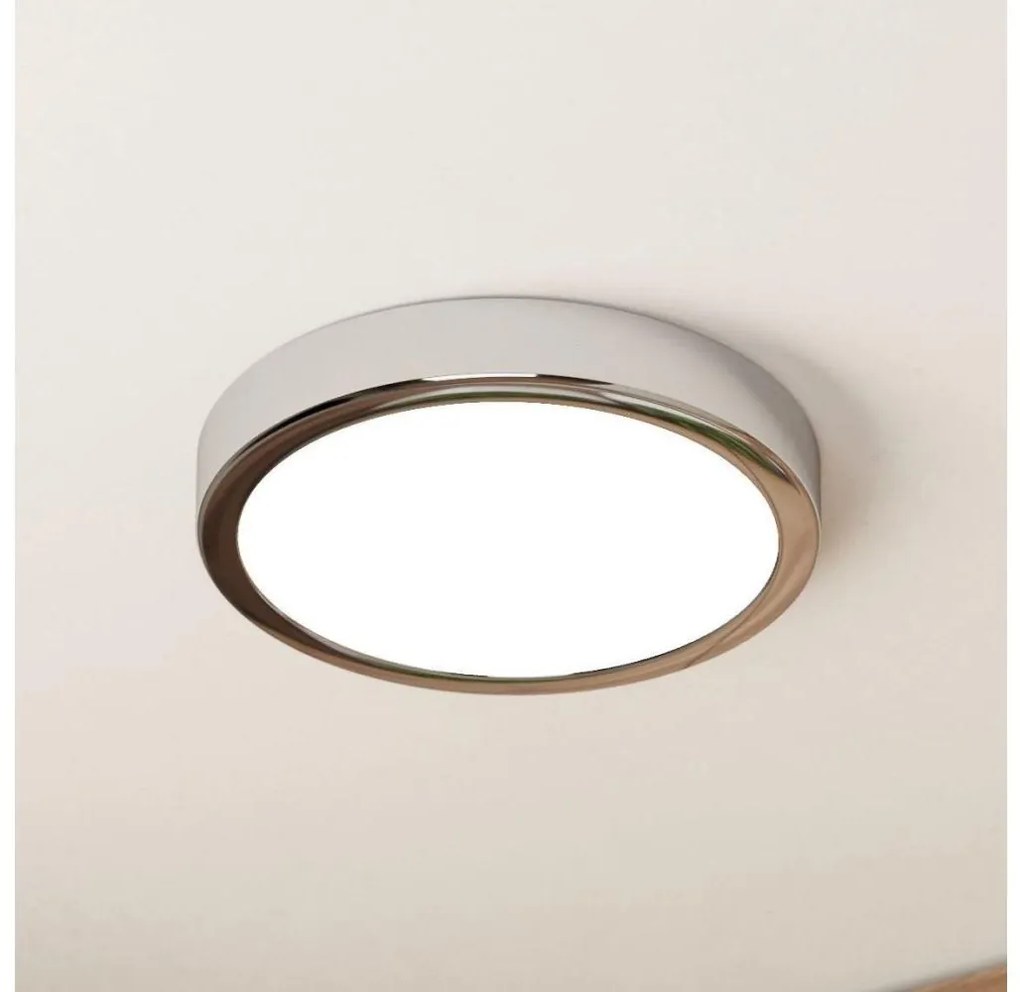 Eglo 900641 - LED таванно осветително тяло за баня FUEVA LED/17W/230V IP44 хром