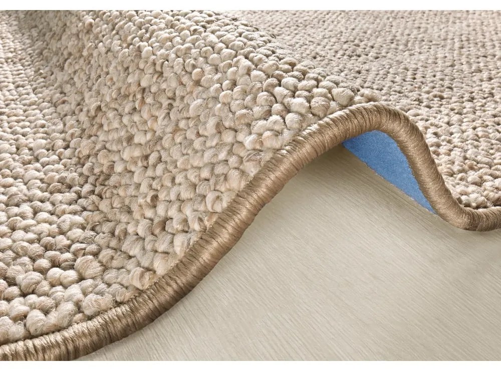 Светлокафяв кръгъл килим ø 200 cm Wolly – BT Carpet