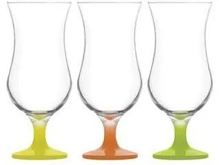 Lav - Стъклена чаша за коктейли с цветно столче 460мл FIESTA FST 593 PSO3M0039AC