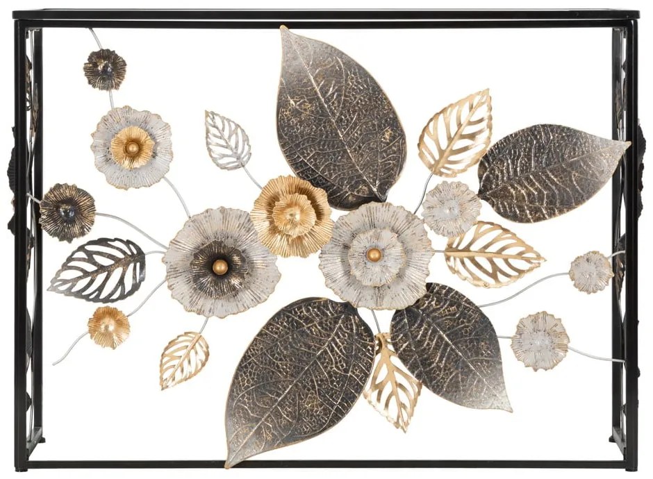 Черна конзолна маса 42x112 cm Glam Dark - Mauro Ferretti