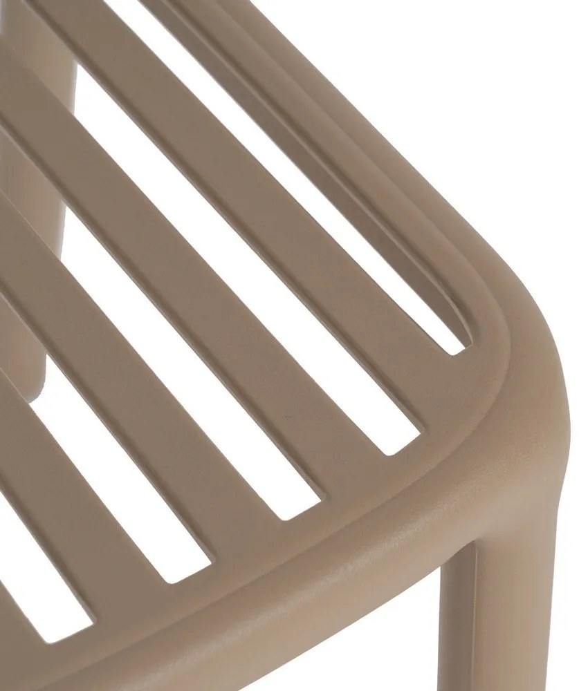 Бежов пластмасов трапезен стол Alia – Ixia