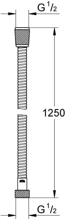 Reinforced spiral Душ Grohe Relexaflex