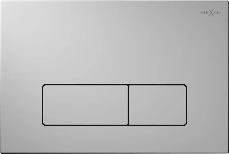 Mexen Fenix 13 бутон за промиване Slim, матов хром - 601302