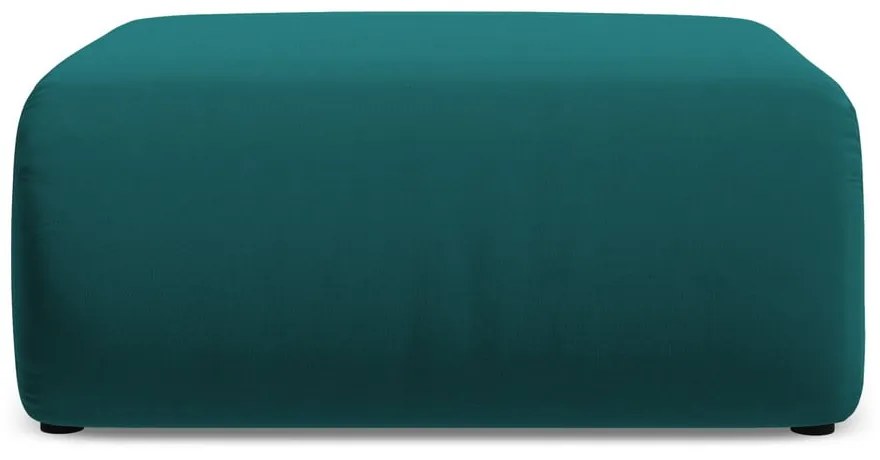 Тюркоазена кадифена табуретка Ekahi – Makamii