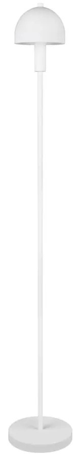 Бяла подова лампа със стъклен абажур (височина 120 cm) Glenn – Trio