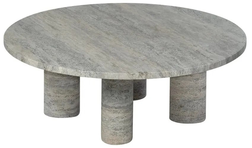 Сива каменна кръгла масичка за кафе ø 75 cm Volos – Blomus