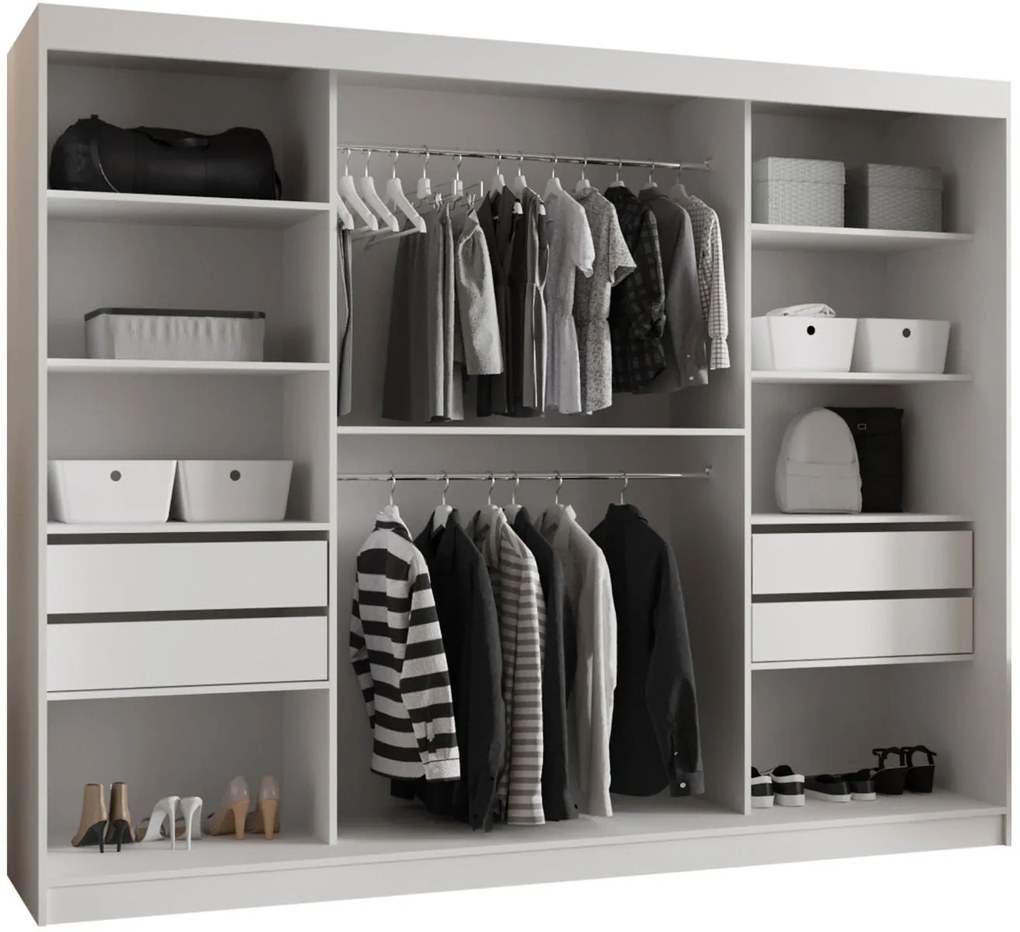 Гардероб Selfie 250 плъзгащ-Артисан