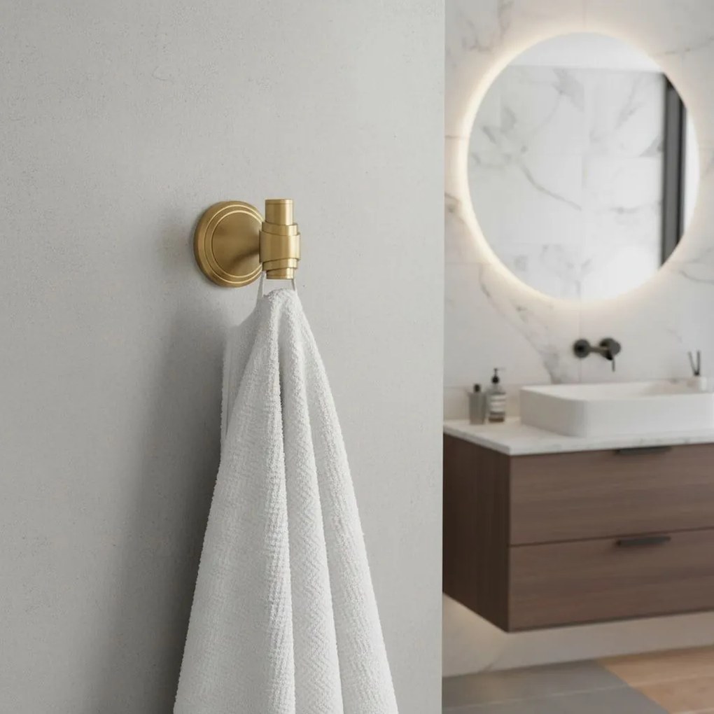 Закачалка за баня 16101 Aristo Brushed Gold