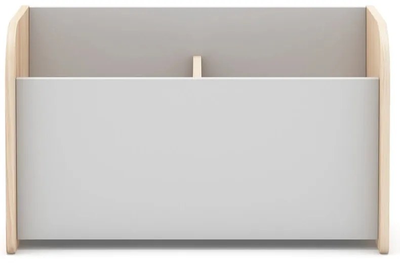 Бяла детска библиотека 70x42 cm Esteban – Marckeric