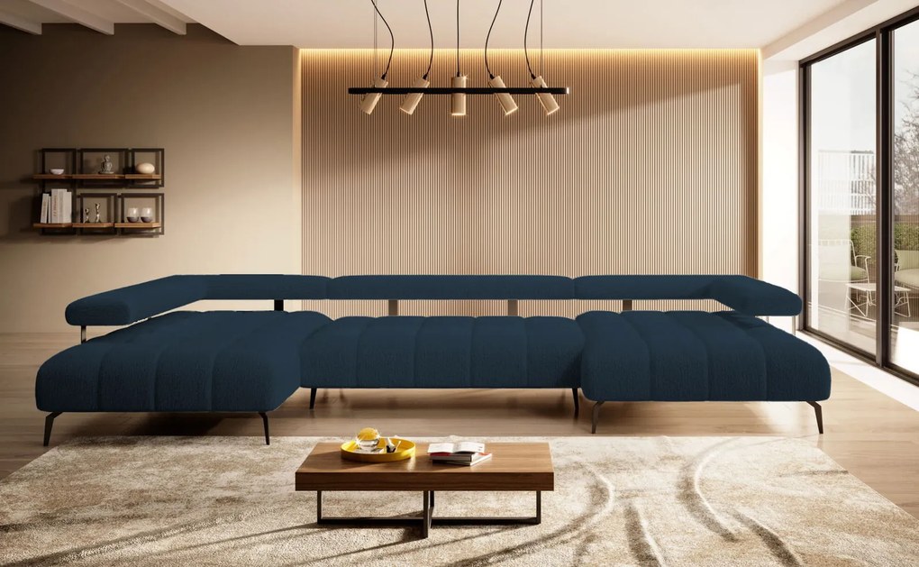 Ъглов диван Магнито Плюс-тъмен сив-десен