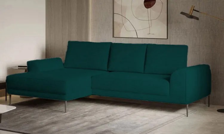 Ъглов диван Holland Mini-зелен-десен