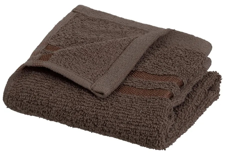 Кафява памучна кърпа от тери 30x50 cm Simple – Casa Selección