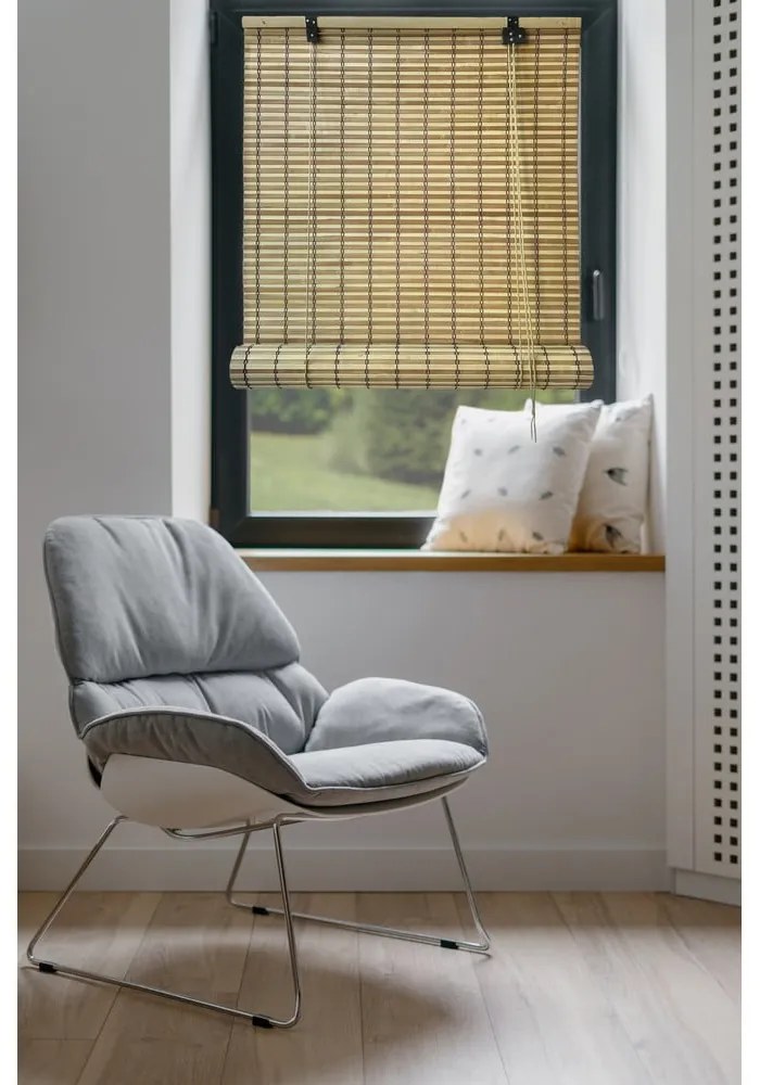 Бамбукова ролетна щора в естествен цвят 120x160 cm Java – Gardinia