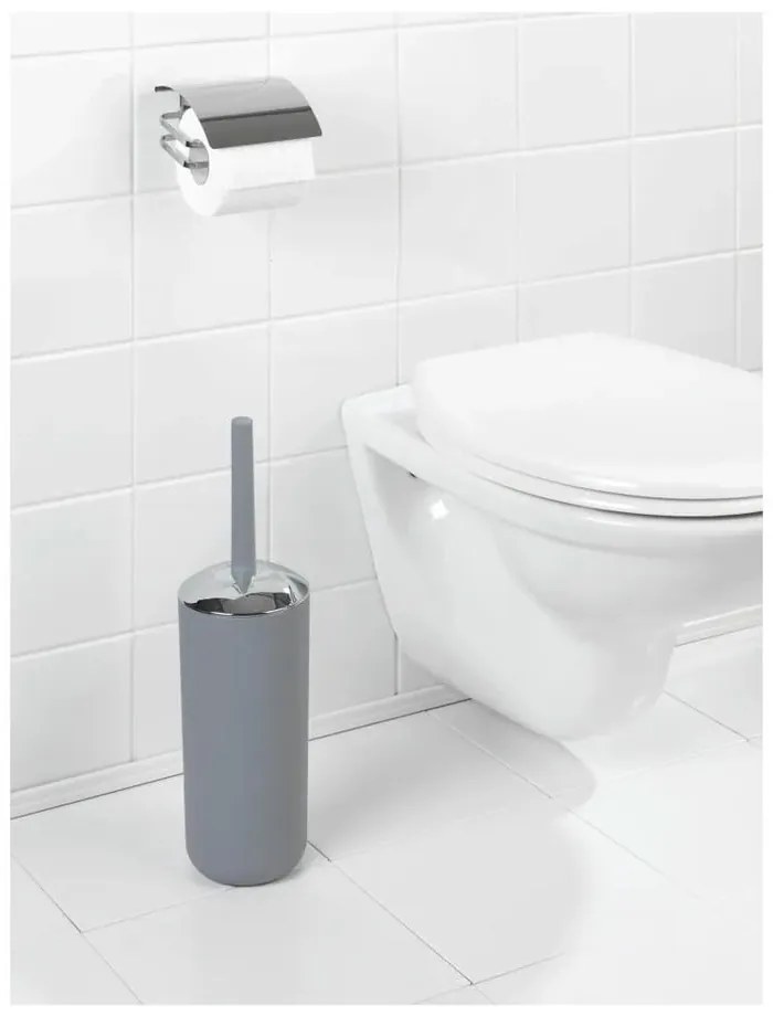 Сив пластмасов комплект аксесоари за баня Brasil – Wenko