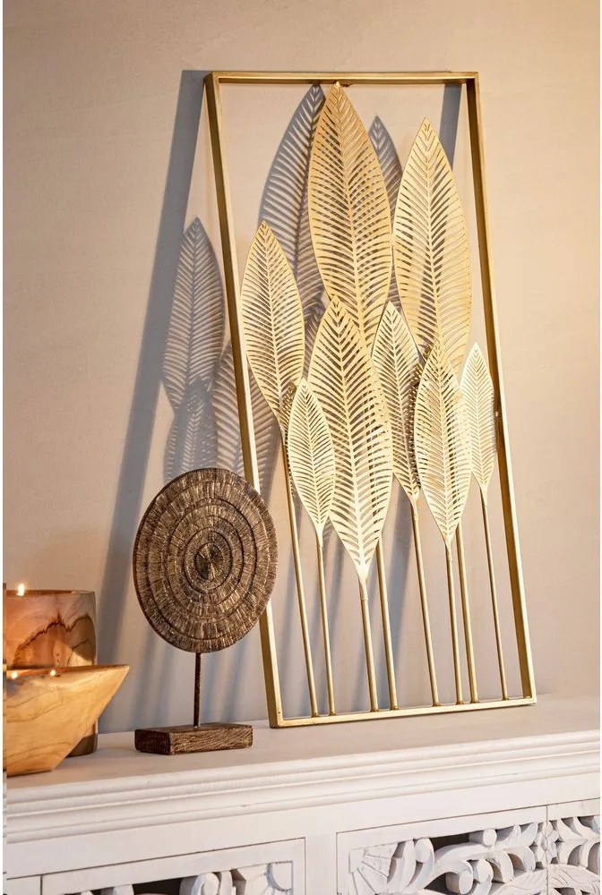 Метална декорация за стена 52,5x95 cm Adhira – Bizzotto