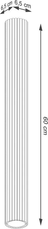 Кафяво-сив метален прожектор Gleam – Sollux