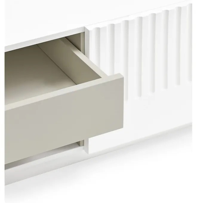 Бял скрин за телевизор Doric - Teulat