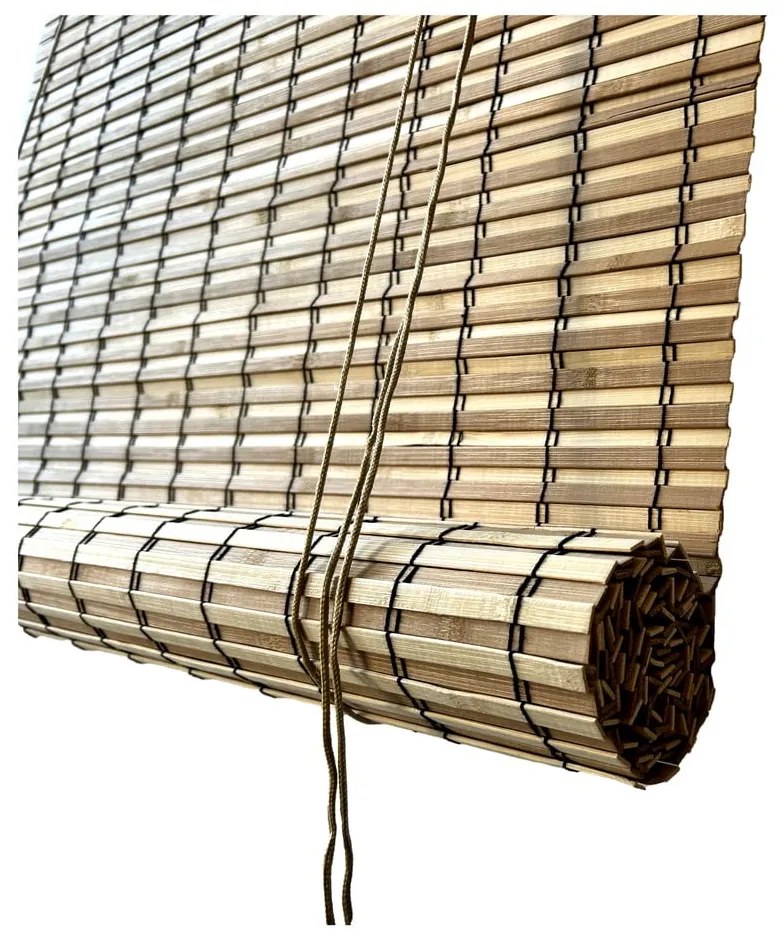 Бамбукова ролетна щора в естествен цвят 80x160 cm Java – Gardinia