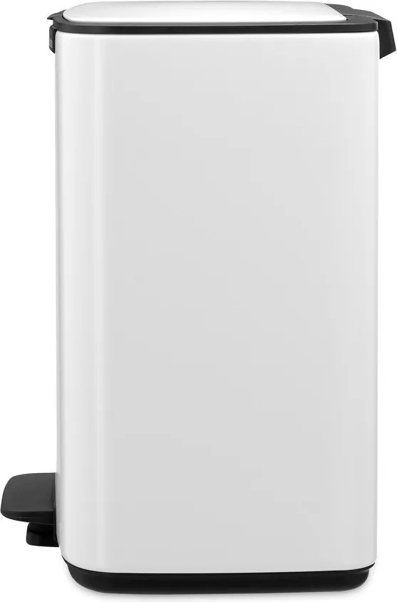 Бяло стоманено кошче за боклук с педал 12 l Bo – Brabantia