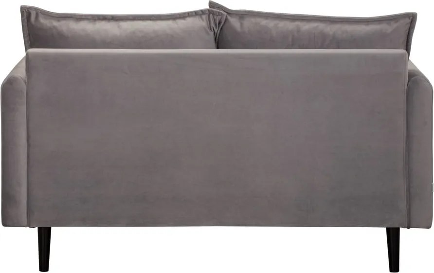Сив кадифен диван 138 cm Juli – Ropez