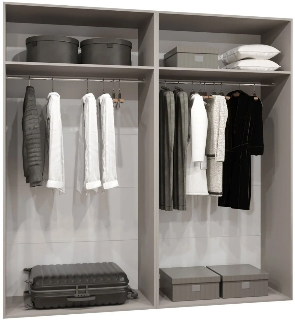 Гардероб Малага четирикрилен-Артизан