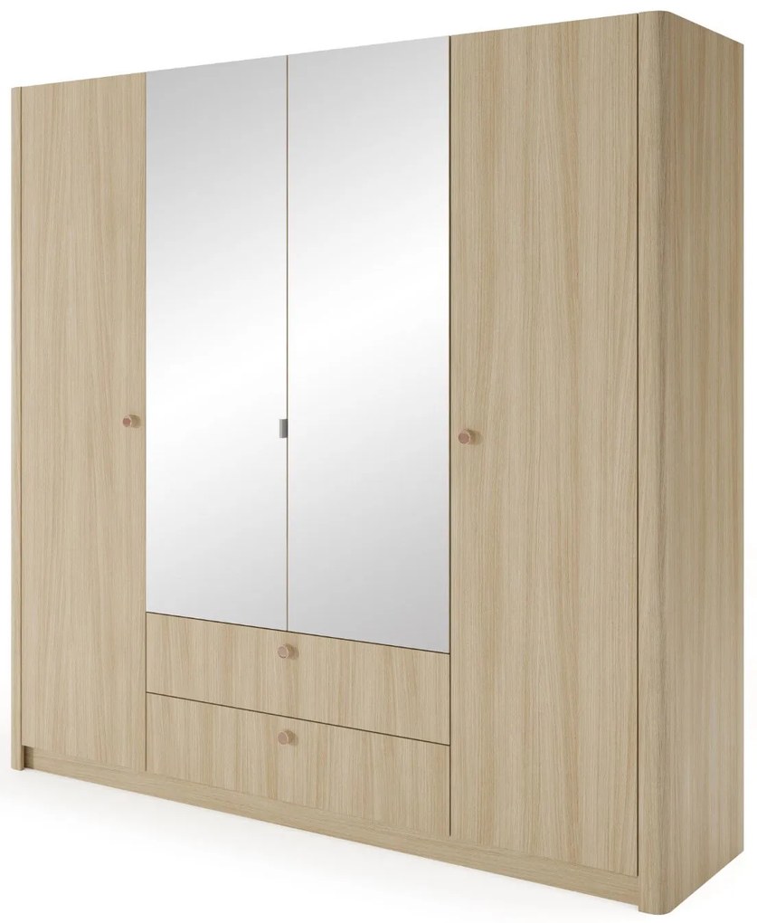 Гардероб Sandra четирикрилен