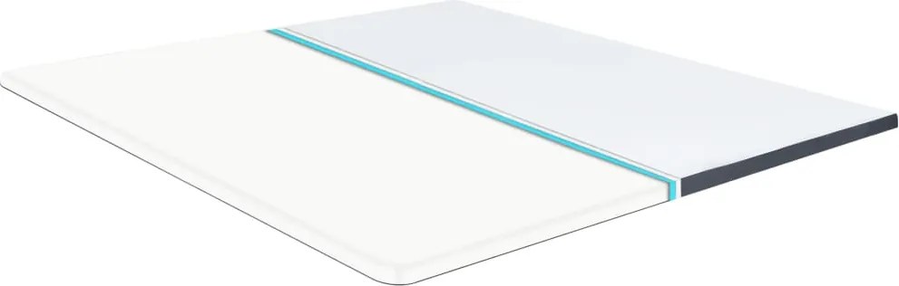288215 vidaXL Топ матрак за боксспринг легло 200x160x5 см, със средна мекота