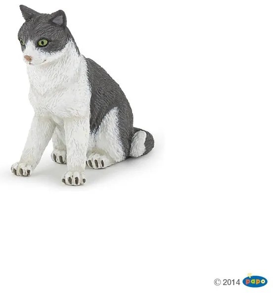 Papo - Фигурка седящо коте 54033