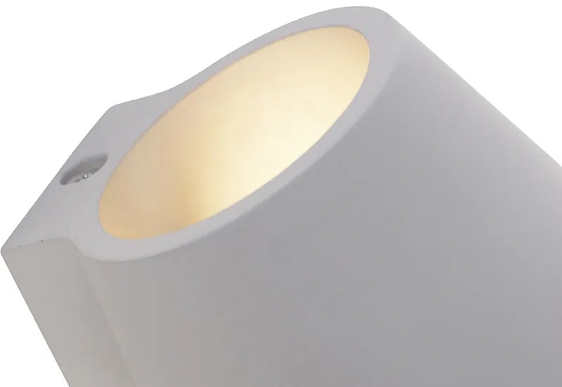 Индустриална Стенна Лампа от Бетон със Светлинен Ефект - Купа