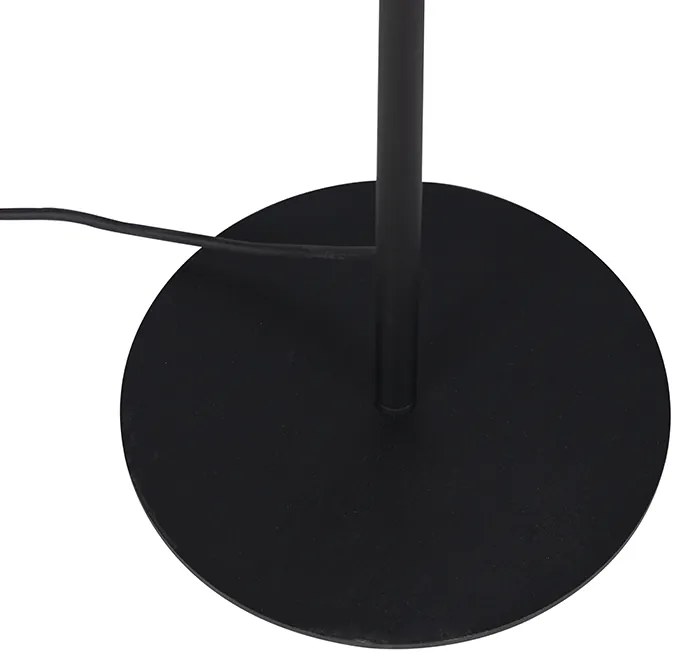 Модерна външна подова лампа черна - Virginia