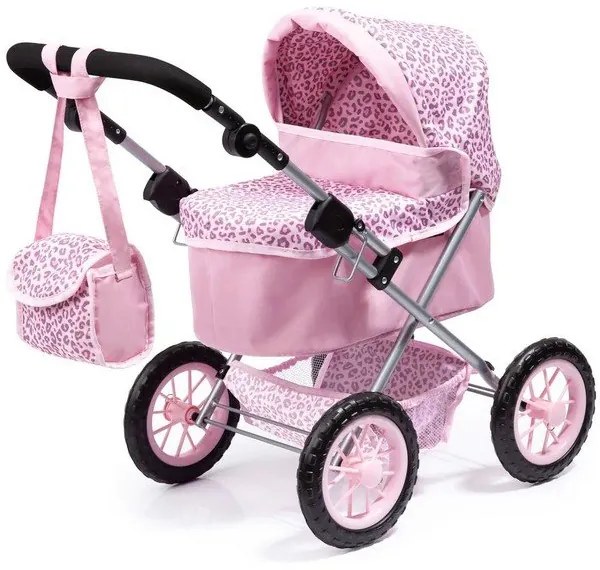 Bayer - Количка за кукли TRENDY розова 13002AA