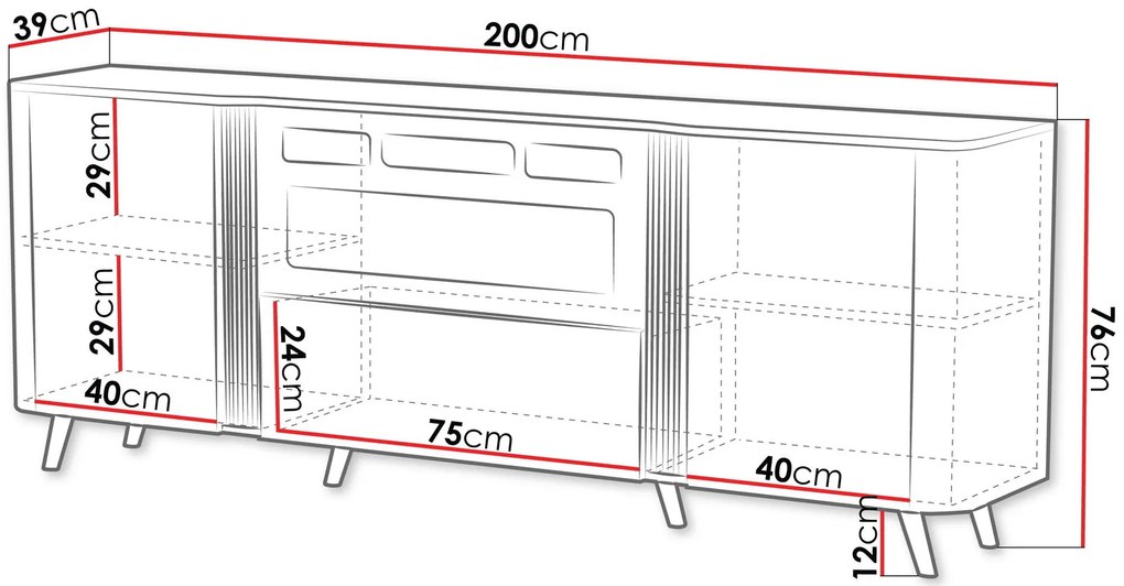 Бюфет Volare II-Mauro-Karudi