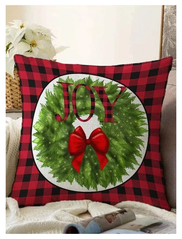 Калъфка за възглавница с коледен мотив 43x43 cm – Mila Home
