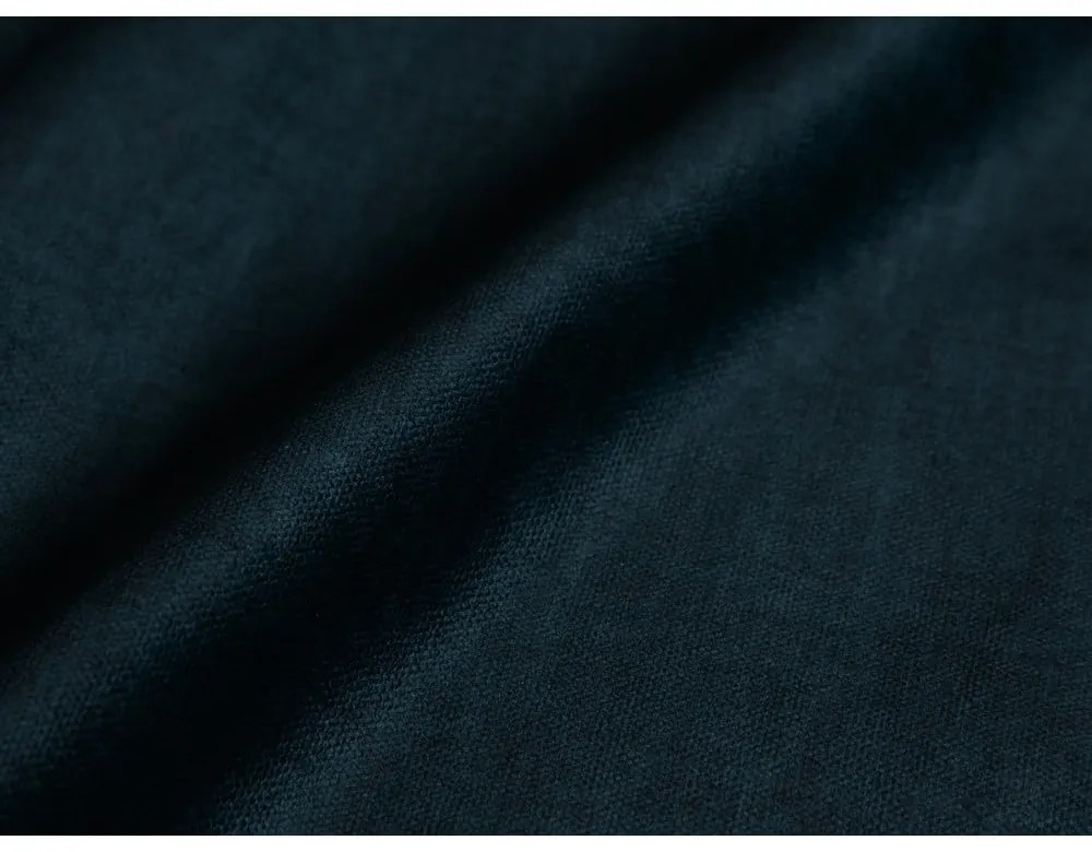 Тъмносиня кадифена модулна табуретка Martina – Micadoni