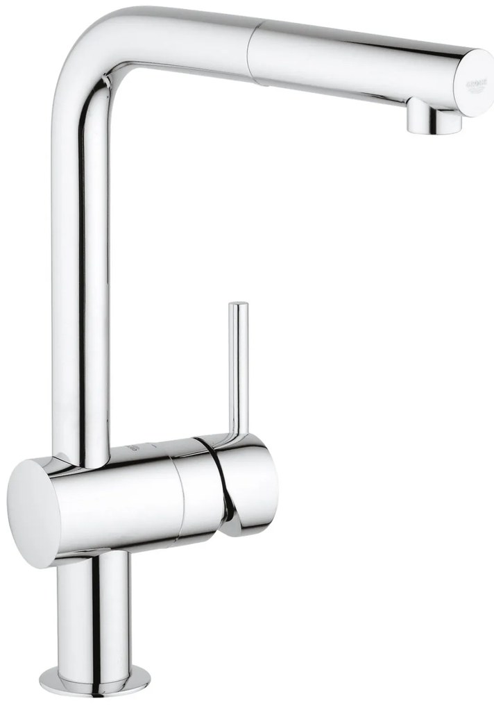 Кухненски кран Grohe Minta με σπιράλ-Glossy silver