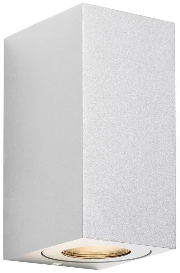 Nordlux - Външно стенно осветително тяло CANTO 2xGU10/28W/230V IP44 бяло