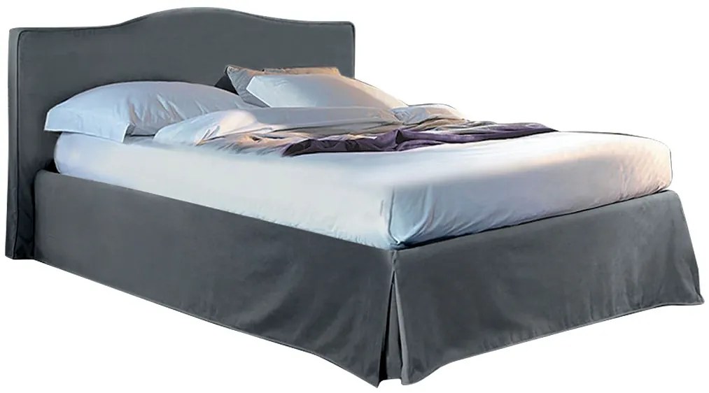 легло Ikelos Foster-Black-180 x 200-Without Кутия за съхранение